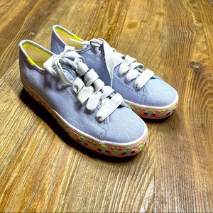 NEW KEDS Women’s Triple Kick Canvas Sneaker Size 8